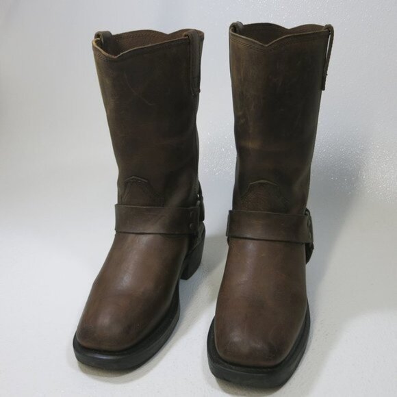 Dingo Men's Dean Western Boot Brown 8.5 D US　並行輸入品 Dingo Men\u0027s Dark Brown Dean Leather Harness Boots DI19074-BN62